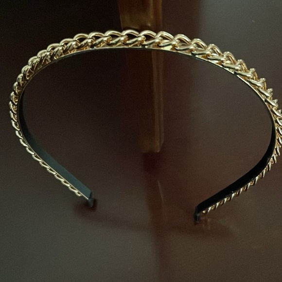 Talbots Elegant Gold metal Headband, new - Picture 4 of 6